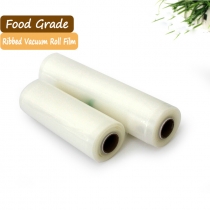 1 Roll 0.2mm PA + PE Ribbed Food Grade Vacuum Film Roll Food Saver Vacuum Bags